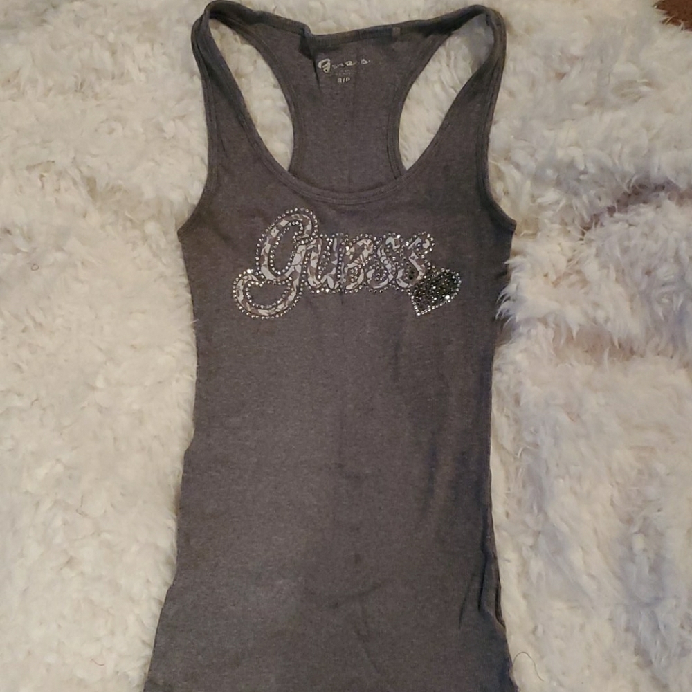 Guess gray tank top